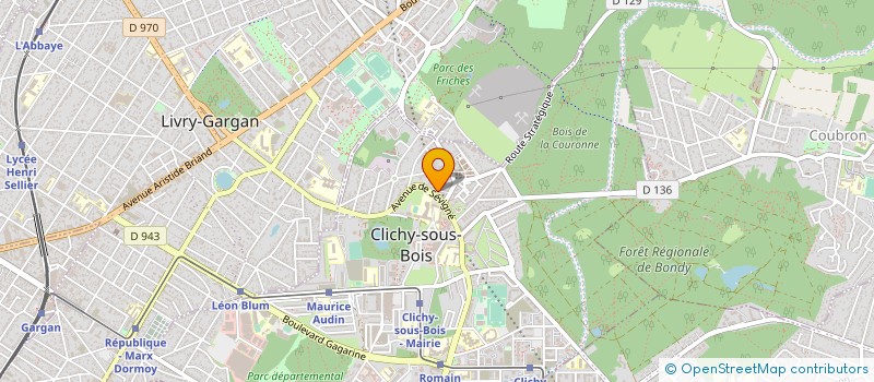 localisation de l'entreprise MADAME SOPHIE KEGAZZACCI STEPHANOPOLI à CLICHY-SOUS-BOIS