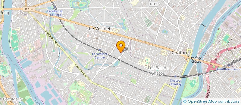 localisation de l'entreprise MADAME SOPHIE KELLER  LE VESINET