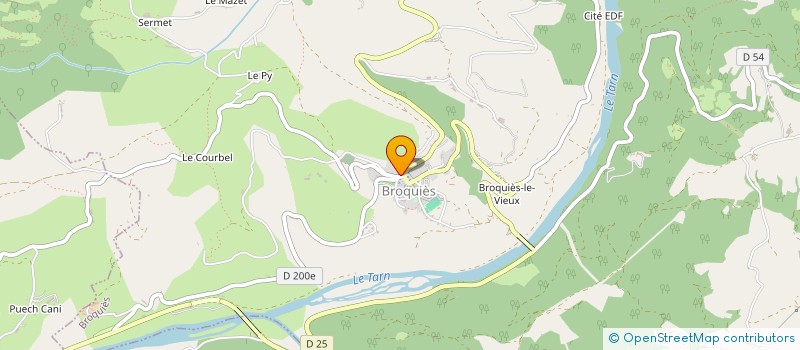 localisation de l'entreprise MADAME SOPHIE KENNES  BROQUIES