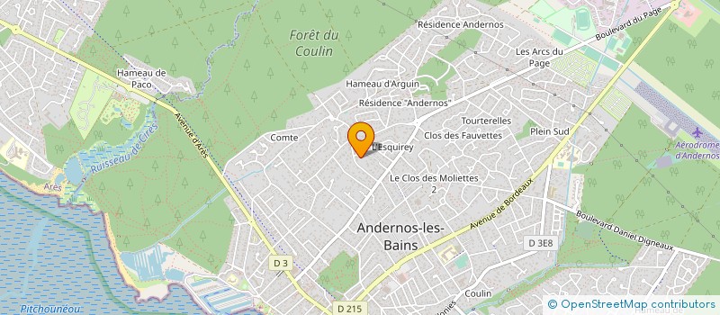 localisation de l'entreprise MADAME SOPHIE KERVAZO à ANDERNOS-LES-BAINS