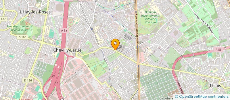 localisation de l'entreprise MADAME SOPHIE KHETSOMPHOU  CHEVILLY LARUE