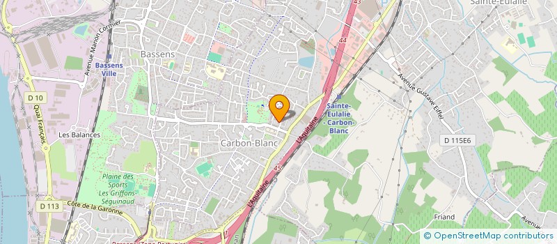 localisation de l'entreprise MADAME SOPHIE KIELBASA  CARBON-BLANC