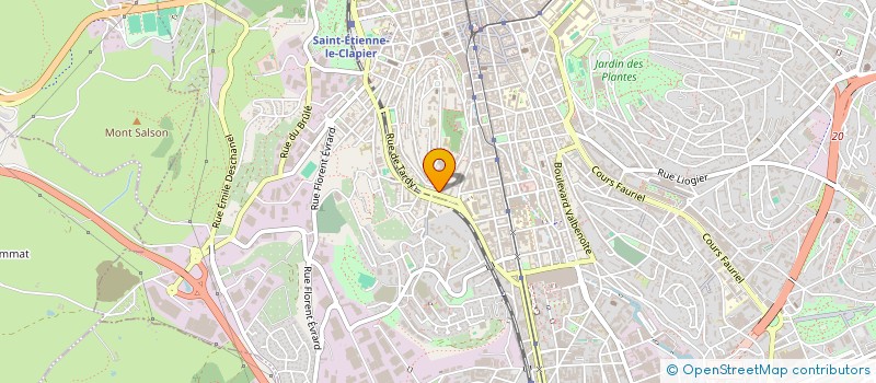 localisation de l'entreprise MADAME SOPHIE KIM  SAINT-ETIENNE