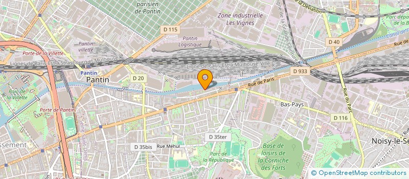 localisation de l'entreprise MADAME SOPHIE KISSEL  PANTIN