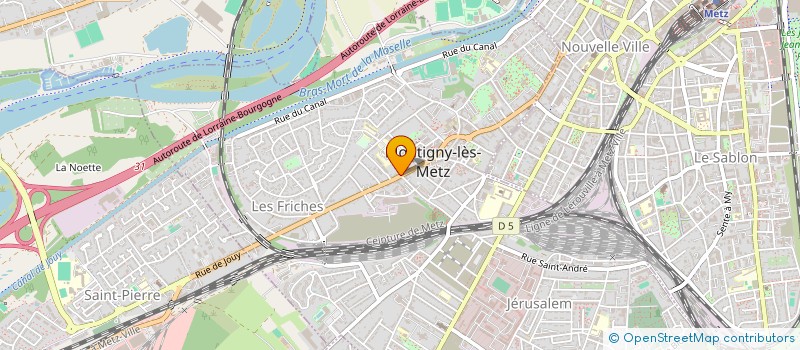 localisation de l'entreprise MADAME SOPHIE KLEIN à MONTIGNY-LES-METZ