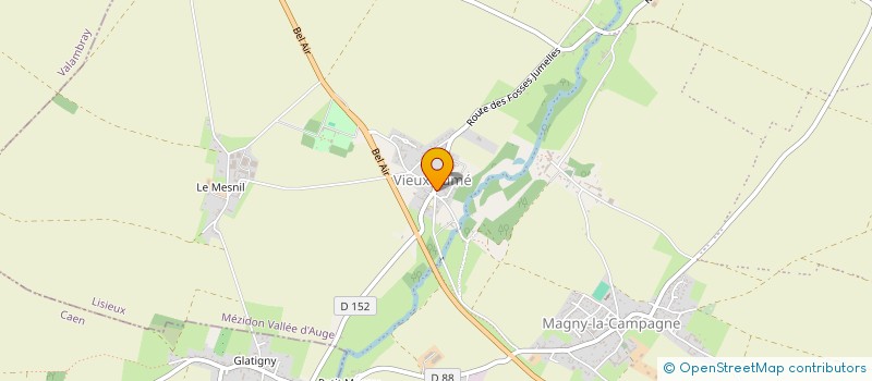 localisation de l'entreprise MADAME SOPHIE KOKINOS à MEZIDON VALLEE D'AUGE