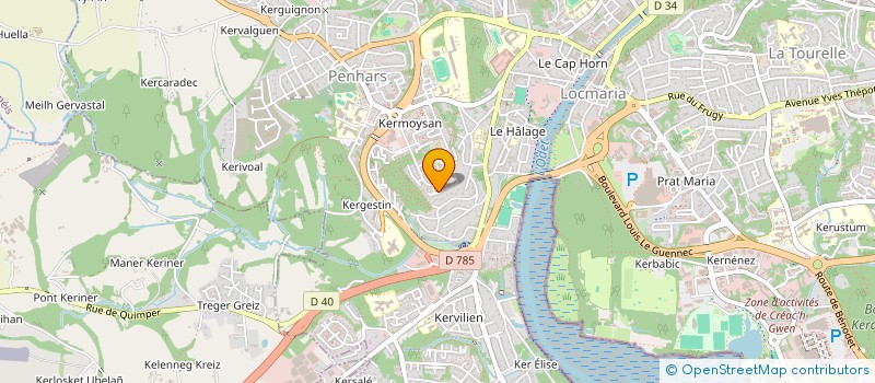 localisation de l'entreprise MADAME SOPHIE KOLOKOTRONIS à QUIMPER