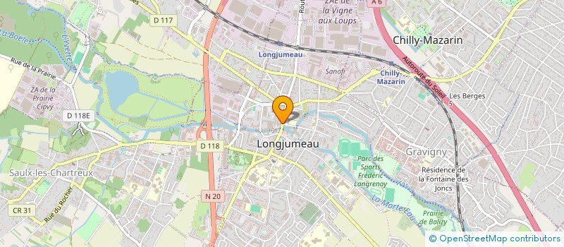 localisation de l'entreprise MADAME SOPHIE KOUSSOULOUBA  LONGJUMEAU