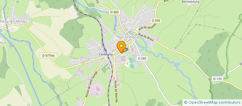 localisation de l'entreprise MADAME SOPHIE KOWAL  CORBIGNY