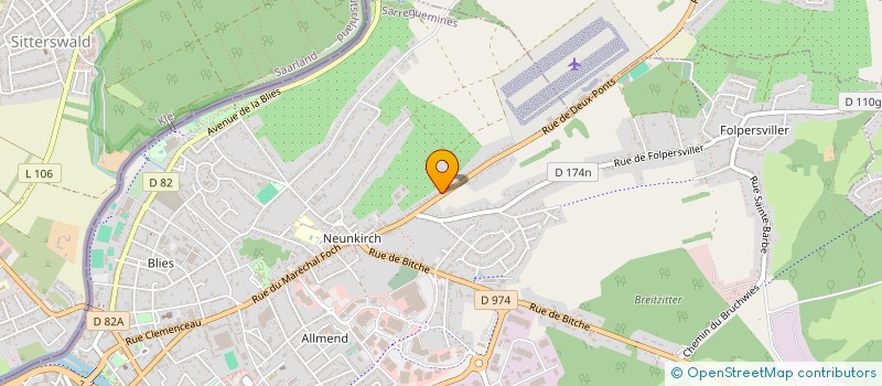 localisation de l'entreprise MADAME SOPHIE KRAU  FRAUENBERG