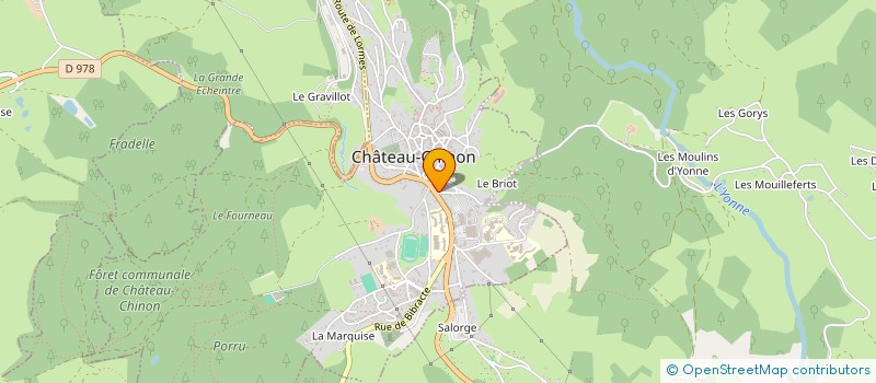 localisation de l'entreprise MADAME SOPHIE KREICHER à CHATEAU-CHINON (VILLE)