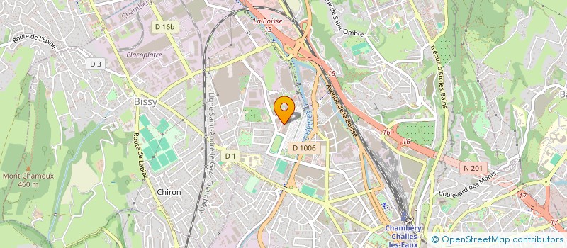 localisation de l'entreprise MADAME SOPHIE LABADIE  CHAMBERY