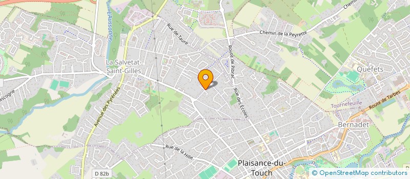 localisation de l'entreprise MADAME SOPHIE LABEDA  LA SALVETAT-SAINT-GILLES