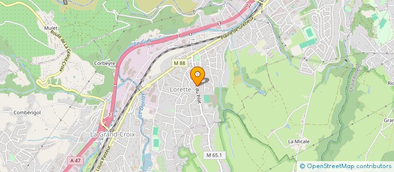 localisation de l'entreprise MADAME SOPHIE LABERTRANDIE  LORETTE