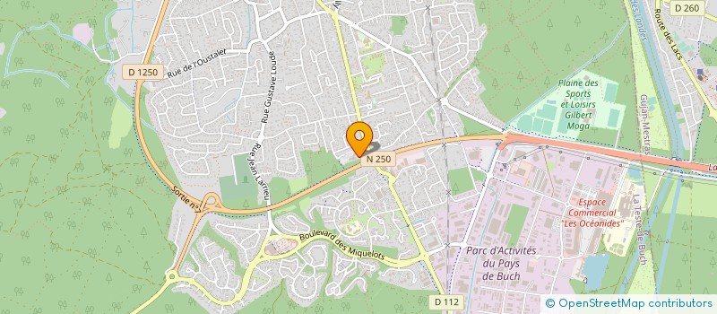 localisation de l'entreprise MADAME SOPHIE LABORDE à LA TESTE-DE-BUCH