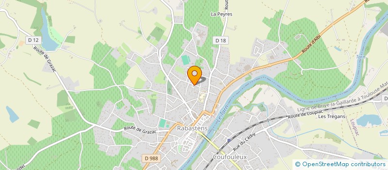 localisation de l'entreprise MADAME SOPHIE LABORDE  RABASTENS