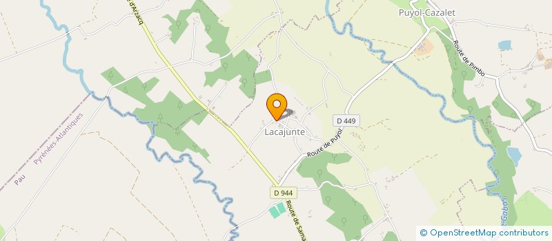 localisation de l'entreprise MADAME SOPHIE LABORDE  LACAJUNTE