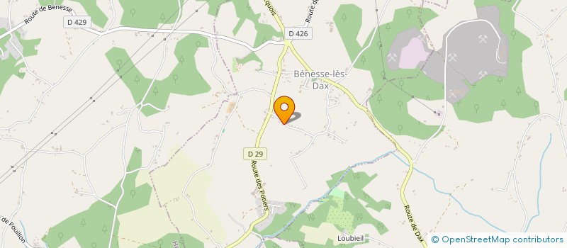 localisation de l'entreprise MADAME SOPHIE LABOURDETTE  BENESSE-LES-DAX
