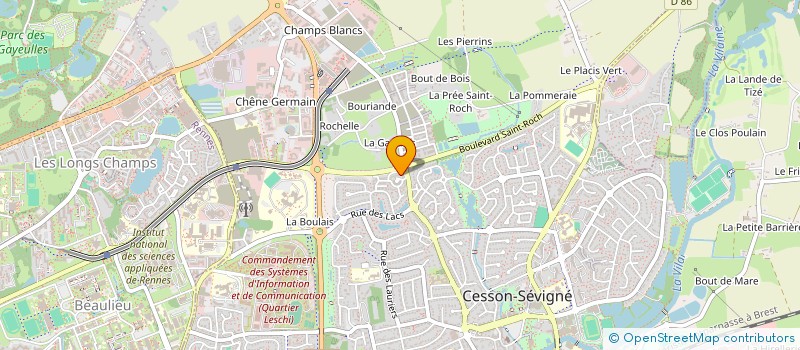localisation de l'entreprise MADAME SOPHIE LABRUX à CESSON-SEVIGNE