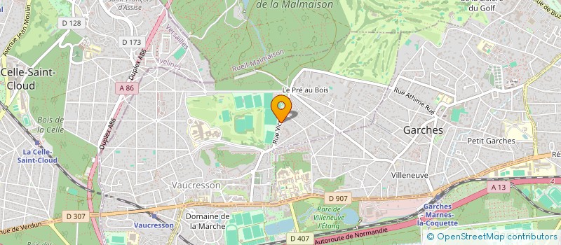 localisation de l'entreprise MADAME SOPHIE LACHAUT  VAUCRESSON