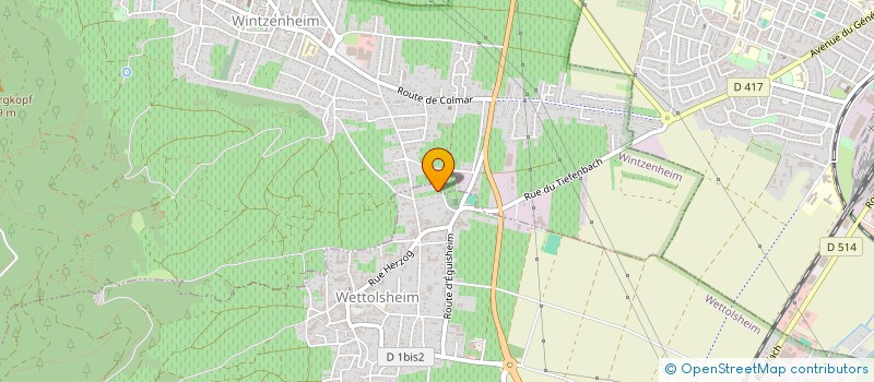 localisation de l'entreprise MADAME SOPHIE LACOSTE  WETTOLSHEIM