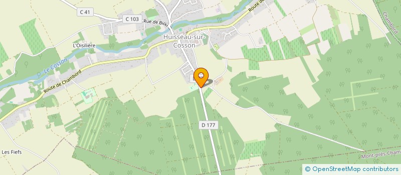 localisation de l'entreprise MADAME SOPHIE LACOTTE  HUISSEAU-SUR-COSSON