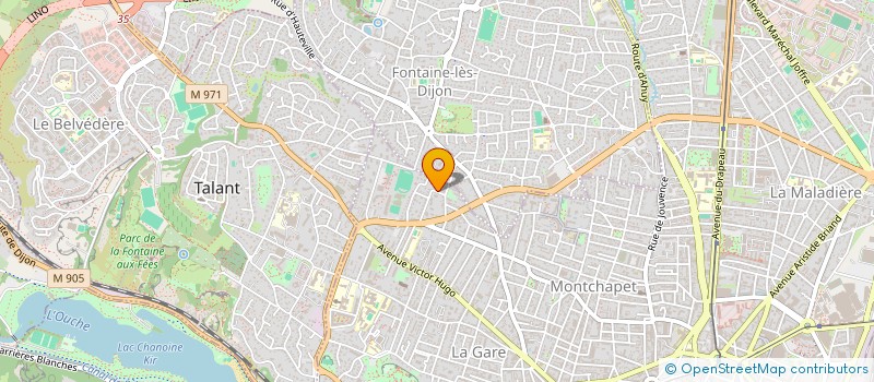 localisation de l'entreprise MADAME SOPHIE LADRET à DIJON