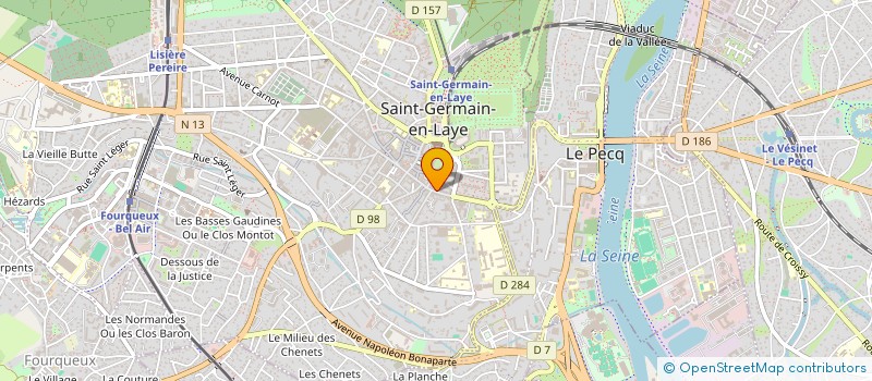 localisation de l'entreprise MADAME SOPHIE LADURELLE  SAINT-GERMAIN-EN-LAYE