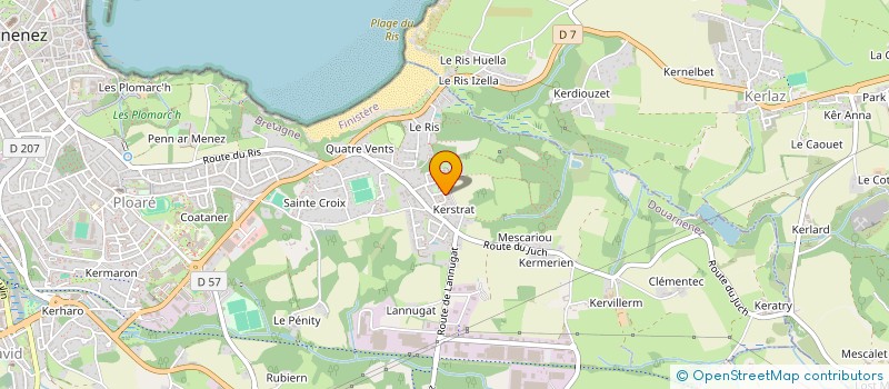 localisation de l'entreprise MADAME SOPHIE LAGADEC à DOUARNENEZ