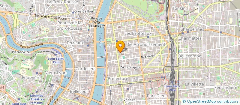 localisation de l'entreprise MADAME SOPHIE LAGANE  LYON