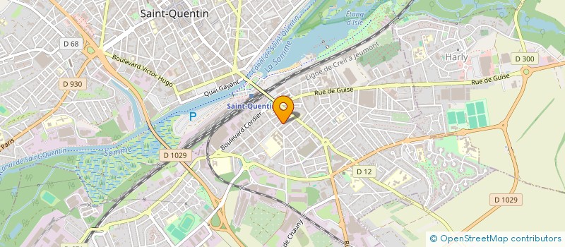 localisation de l'entreprise MADAME SOPHIE LAGRANGE à SAINT-QUENTIN