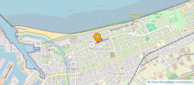 localisation de l'entreprise MADAME SOPHIE LAHAEYE à DUNKERQUE