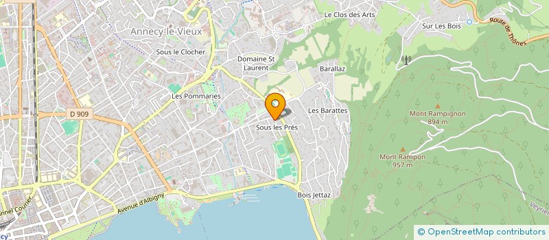 localisation de l'entreprise MADAME SOPHIE LAHAYE à ANNECY