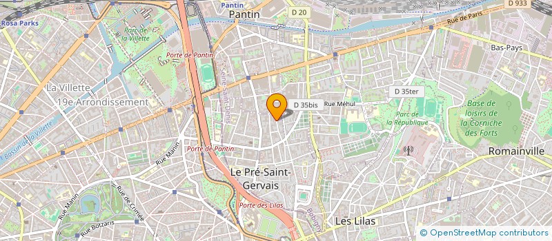 localisation de l'entreprise MADAME SOPHIE LALANCE à LE PRE-SAINT-GERVAIS