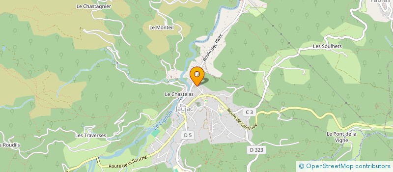 localisation de l'entreprise MADAME SOPHIE LALAUZE  JAUJAC