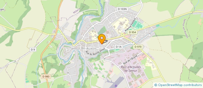 localisation de l'entreprise MADAME SOPHIE LALLEMANT  SEMUR-EN-AUXOIS