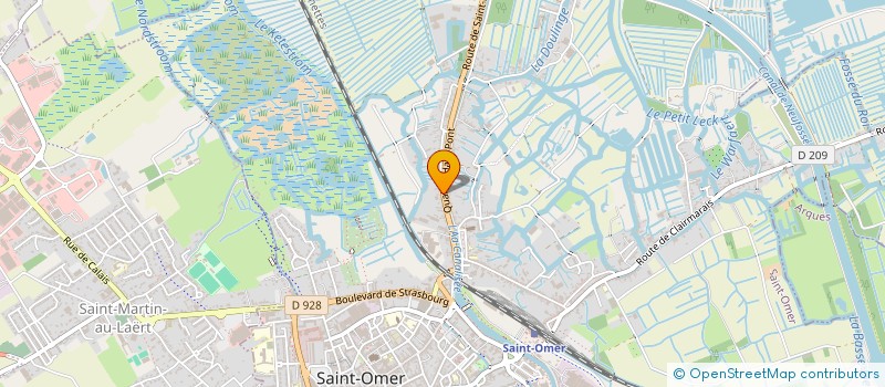 localisation de l'entreprise MADAME SOPHIE LAMADON  SAINT-OMER