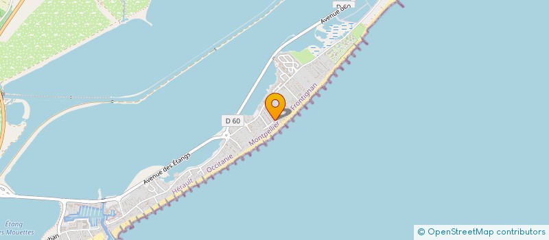 localisation de l'entreprise MADAME SOPHIE LAMARRE à FRONTIGNAN