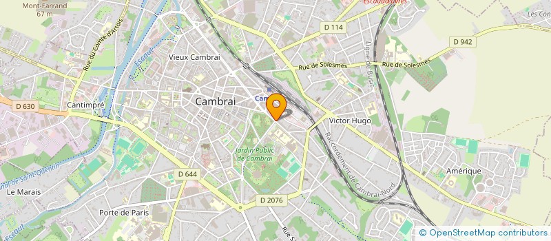 localisation de l'entreprise MADAME SOPHIE LAMBERT  CAMBRAI