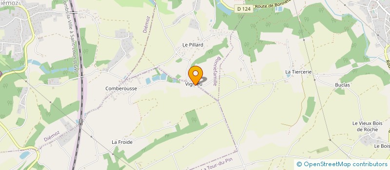 localisation de l'entreprise MADAME SOPHIE LAMECHE  BONNEFAMILLE