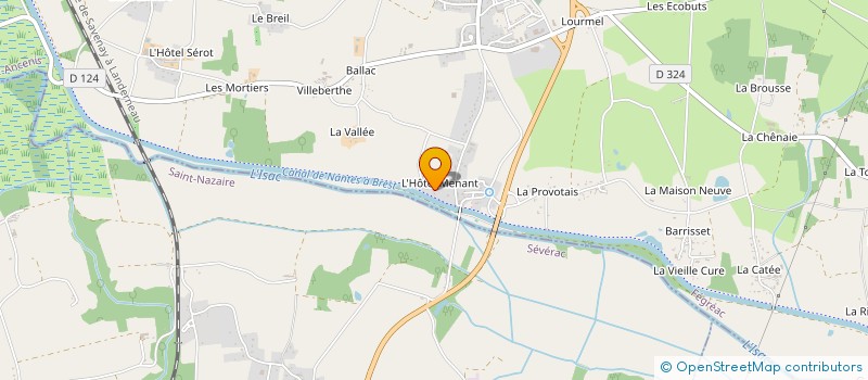 localisation de l'entreprise MADAME SOPHIE LANDRON  FEGREAC