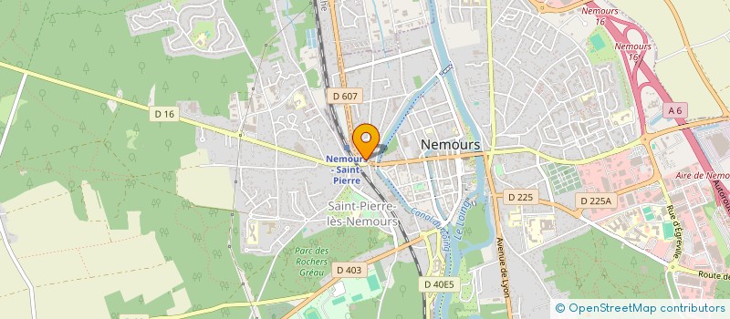 localisation de l'entreprise MADAME SOPHIE LANGLAIS  NEMOURS