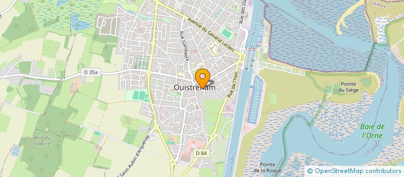 localisation de l'entreprise MADAME SOPHIE LANGRENE à OUISTREHAM