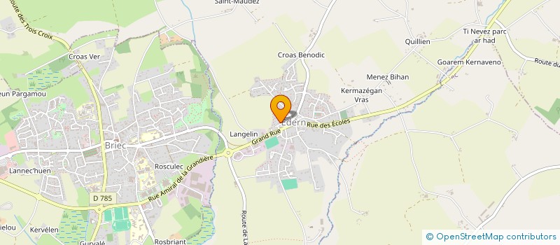 localisation de l'entreprise MADAME SOPHIE LANNUZEL  BRIEC