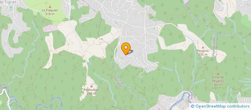 localisation de l'entreprise MADAME SOPHIE LANSAC  PEYMEINADE