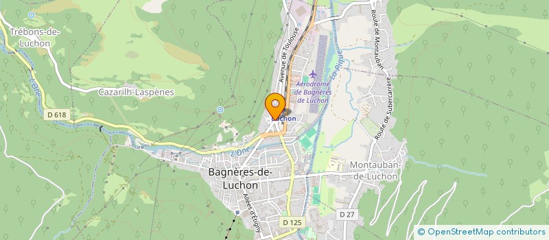 localisation de l'entreprise MADAME SOPHIE LAPEBIE à BAGNERES-DE-LUCHON