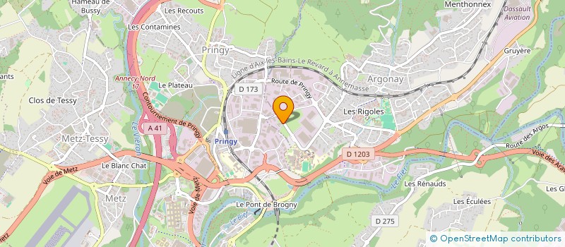 localisation de l'entreprise MADAME SOPHIE LAPERRIERE à ARGONAY