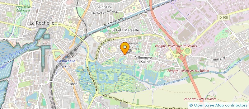 localisation de l'entreprise MADAME SOPHIE LARGUIER  LA ROCHELLE