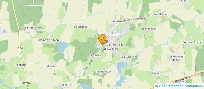 localisation de l'entreprise MADAME SOPHIE LARIPPE à CHANOZ-CHATENAY
