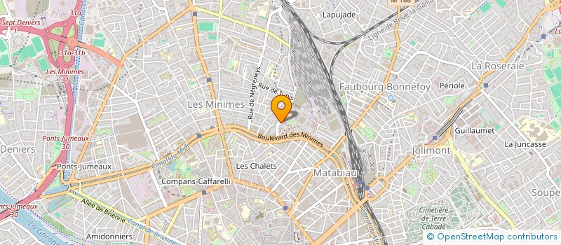 localisation de l'entreprise MADAME SOPHIE LARRIEU  TOULOUSE